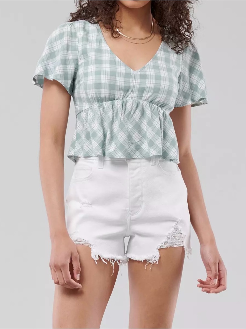 Hollister babydoll top